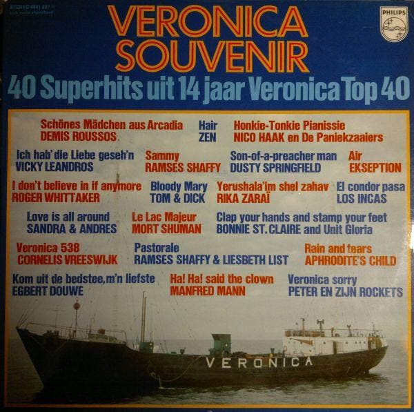 Various - Veronica Souvenir: 40 Superhits Uit 14 Jaar Veroni, CD & DVD, Vinyles | Pop, Envoi