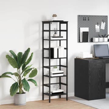 vidaXL Boekenplank 4-laags 40 x 29.5 x 115 cm Bewerkt hout, Verzenden, Nieuw