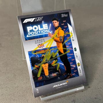 Mclaren - Topps 118 Pole Position Signed - Lando Norris -, Nieuw