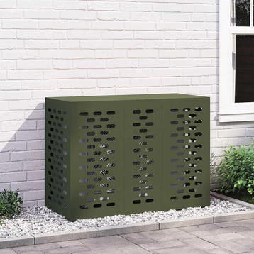 vidaXL Air Conditioner Hoes Olijfgroen 110 x 50 x 80 cm, Electroménager, Climatiseurs, Verzenden