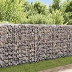 vidaXL Gabion mand 120x30x50 cm gegalvaniseerd staal, Verzenden