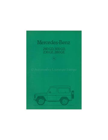 1983 MERCEDES BENZ G KLASSE BROCHURE ITALIAANS, Ophalen of Verzenden