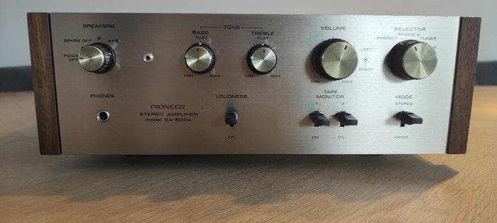 Pioneer - SA-500A Solid state geïntegreerde versterker, TV, Hi-fi & Vidéo, Radios