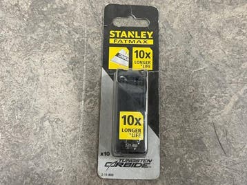 Veiling - 6x Stanley carbide trapeziummessen 10-pack Fatmax, Bricolage & Construction, Outillage | Outillage à main
