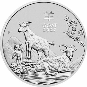1 Troy Ounce - Zilver .999 - Goat 2026 Lunar III - 31,1 gram