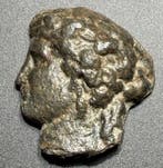 Grec ancien, hellénistique Bronze Tête avec portrait de, Antiquités & Art