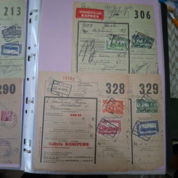 Belgique + France + Luxembourg + Suisse 1922/1974 - Timbres