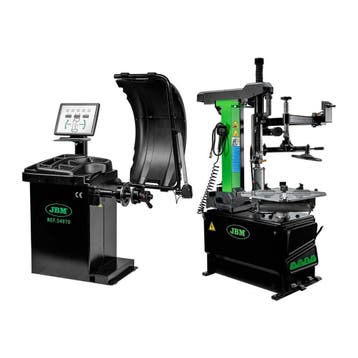 Pack professionnel Démonte-pneus + Équilibreuse laser - 230V