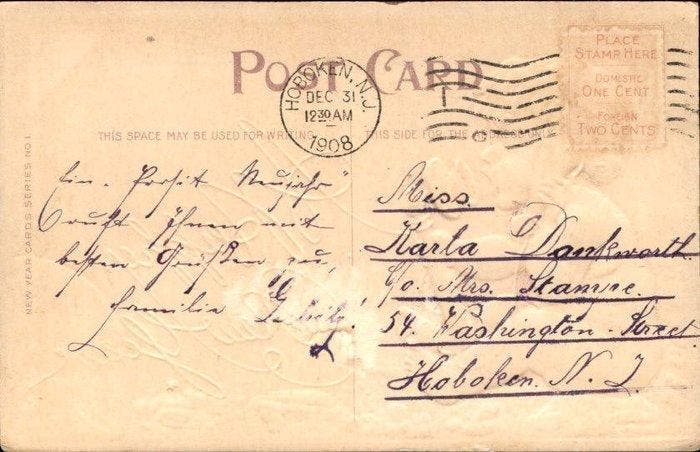 Nieuwjaar - Ansichtkaart (129) - 1900-1999, Verzamelen, Postkaarten | Buitenland