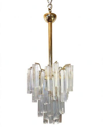 Lustre - Verre - En verre de Murano, Antiquités & Art