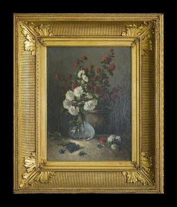 Honoré Eugène Lagneau (1833-1894) - Fleurs au vase