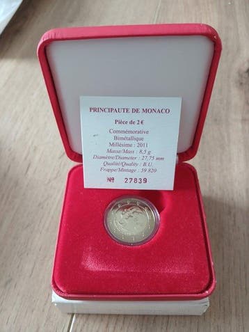 Monaco. 2 Euro 2010/2011 Albert II + Mariage Princier (3
