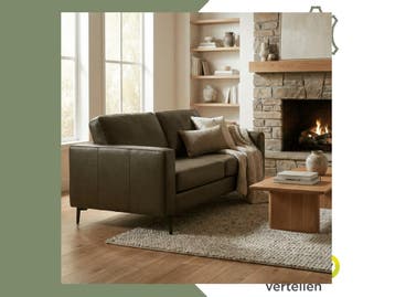 Bank Match - 2.5 zits - Elegance Green, Antiek en Kunst, Ophalen of Verzenden