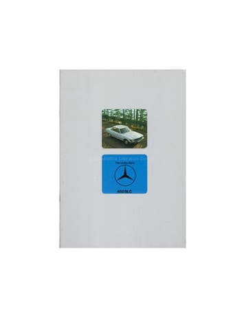 1977 MERCEDES BENZ 450 SLC BROCHURE ENGELS, Nieuw