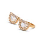 Hanger - 14 karaat Geel goud - 0.52ct. tw. Diamant