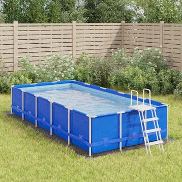 vidaXL Zwembadgrondzeil 500x250 cm polyester geotextiel, Verzenden