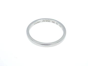 Cartier - Ring - Ballerine Wedding band Ring Pt950 Platina, Handtassen en Accessoires, Ringen, Nieuw