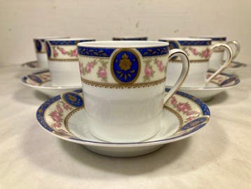Charles Field Haviland - Drinkset (6) - Porselein, Antiquités & Art