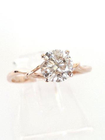 Sans prix de réserve - Bague de fiançailles - 14 carats Or, Bijoux, Sacs & Beauté