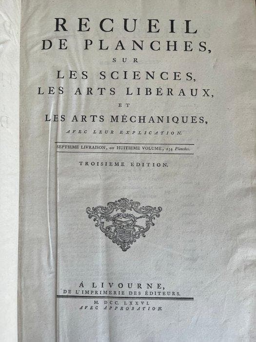 Collectif - [Encyclopedie] Recueil de planches sur les, Antiquités & Art, Antiquités | Livres & Manuscrits