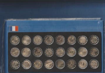 Europa. 2 Euro Various Years (50 coins) (Zonder