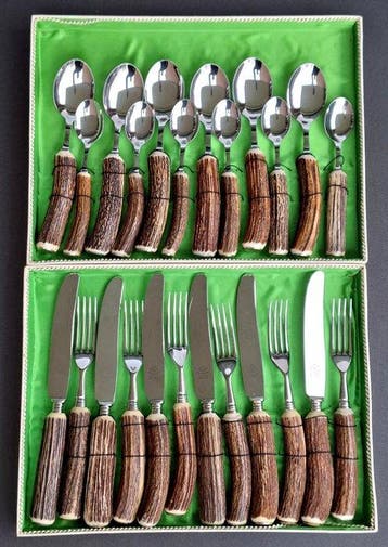 Solingen - Service de table - Eichenlaub-Solingen - Chasse -