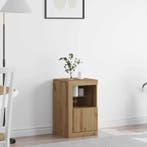 vidaXL LED Dressoir Artisan Eiken 41 x 37 x 67 cm Bewerkt, Verzenden, Nieuw