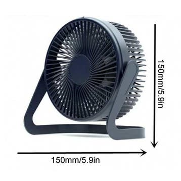 Draagbare Bureau Ventilator - 360° Roterende Handventilator, Verzenden