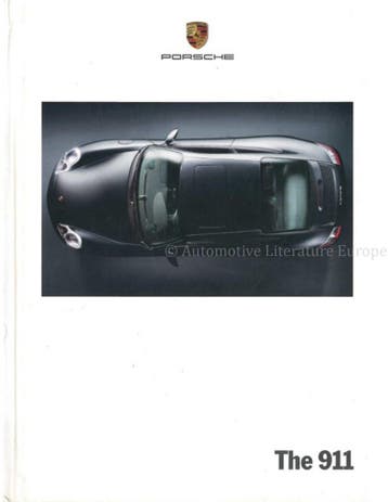 2001 PORSCHE 911 CARRERA HARDCOVER BROCHURE ENGELS