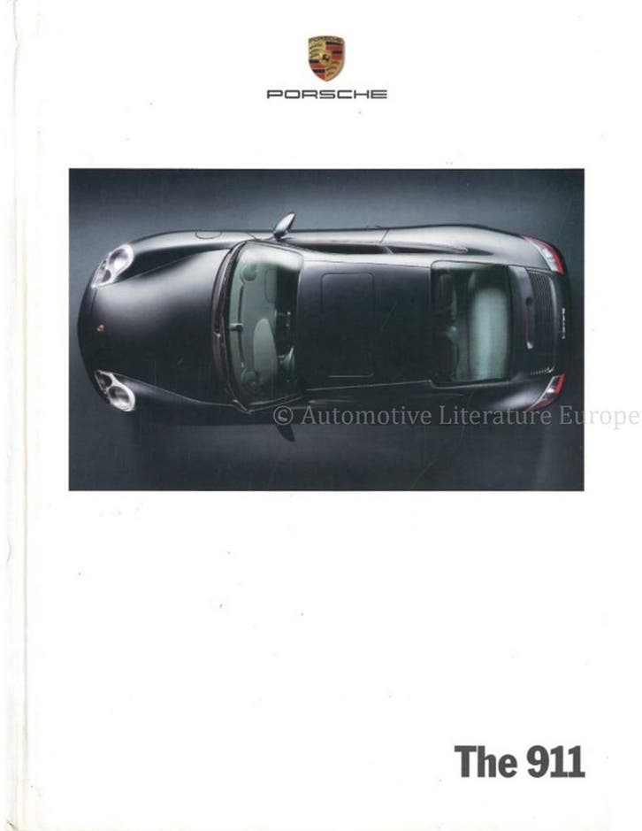 2001 PORSCHE 911 CARRERA HARDCOVER BROCHURE ENGELS, Livres, Autos | Brochures & Magazines