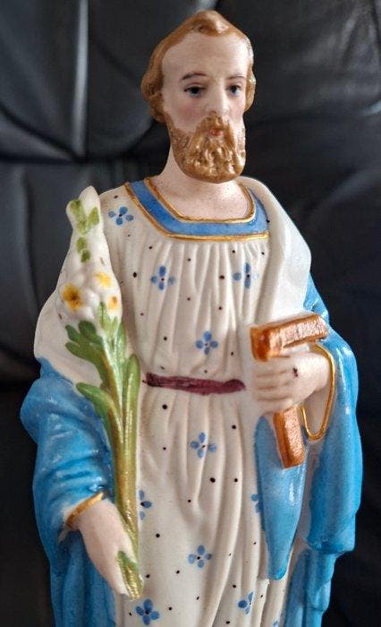 Mauger Fils & Peze - Beeldje - Saint Joseph - 26 cm -, Antiquités & Art, Art | Art non-occidental