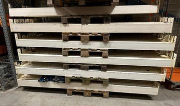 Tego Liggers L262,5 x H14cm, Palletstelling,