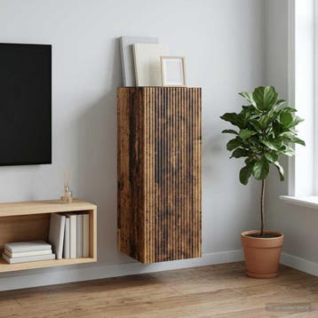 vidaXL Wandkast 33 x 34,5 x 90 cm Bewerkt hout Oud hout, Verzenden, Nieuw