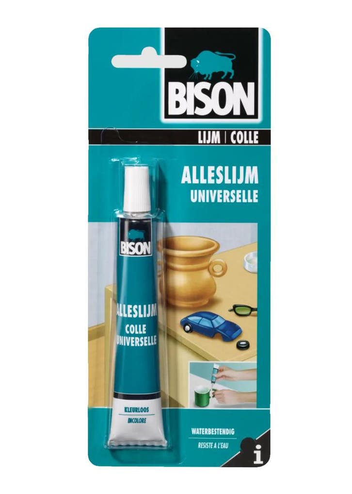 Bison universele alleslijm in tube (25 ml), Bricolage & Construction, Outillage | Autres Machines, Envoi