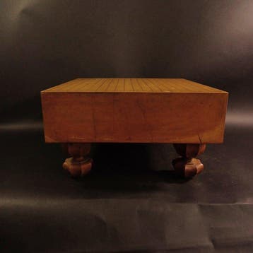 Houten Goban met vier poten en beschermhoes van hout - Hout