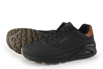 Skechers Sneakers in maat 42 Zwart, Kleding | Heren, Schoenen, Verzenden, Zwart, Zo goed als nieuw, Skechers