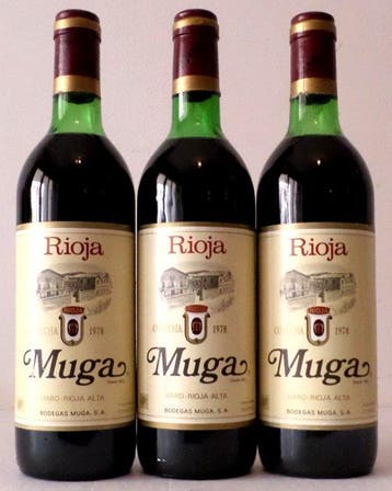 1961 Bodegas Campo Viejo (x3) & 1978 Bodegas Muga (x3) -, Nieuw