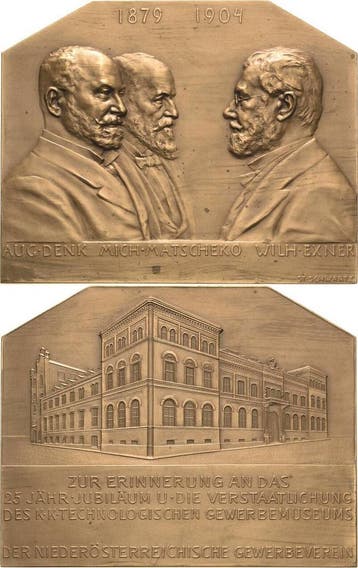Bronzeplakette 1904 medaille Wien, Verzenden, België