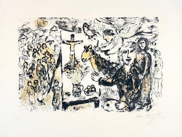 Marc Chagall (1887-1985) - L’artiste et Thèmes bibliques, Antiek en Kunst