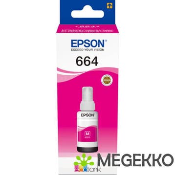 Epson T6643 Magenta 70ml inkt voor ecotank, Computers en Software, Printerbenodigdheden, Verzenden, Nieuw
