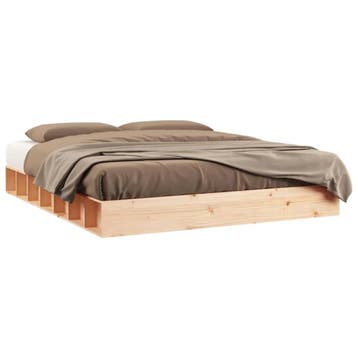 Bedframe 180x200 hout | -34% Retour deal | Snel weg!, Verzenden, Rustiek, Tweepersoons, Zo goed als nieuw