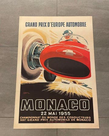 J. Ramel - GRAND PRIX DEUROPE AUTOMOBILE - MONACO 22 MAI