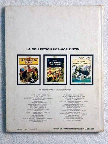 Tintin T7 - Lile noire - 1 Album, Pop-hop (animé) - EO -