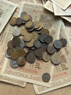 Duitsland, Pruisen Collection of coins and banknotes 1910, Postzegels en Munten