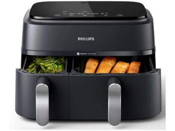 Philips 3000 Series - Dual Airfryer NA351/00 - 9L - Dubbele, Verzenden