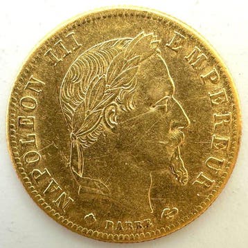 Frankrijk. Napoléon III. 5 Francs 1862-BB, Strasbourg
