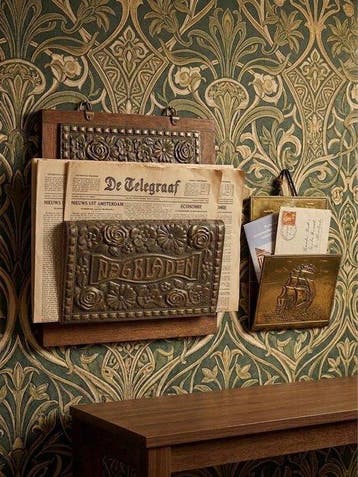 wand- en brieven/krantenhouders - DAGBLADEN -, Antiek en Kunst