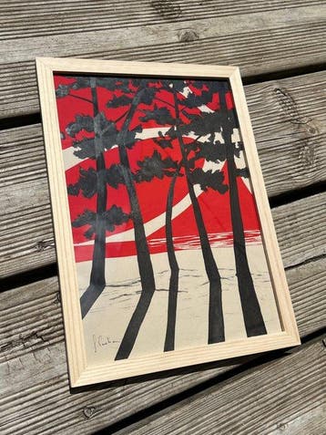 frederic Cadiou (1980) - Soleil rouge au Cap Coz