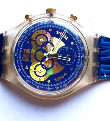 Swatch - CHRONOGRAPH - Heren - 1990-1999, Nieuw