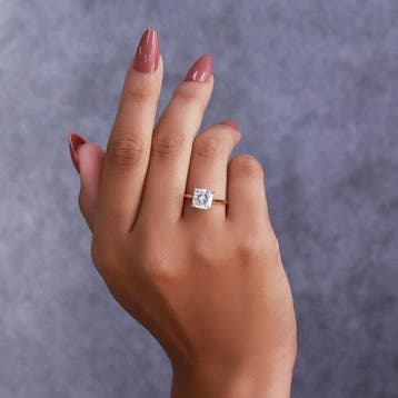 Ring - 14 karaat Geel goud - 2.49ct. tw. Diamant (Lab-grown), Nieuw